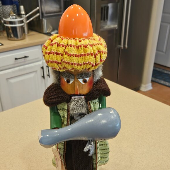 RARE LIMITED EDITION STEINBACH JONAH THE WHALE CHRISTMAS GERMAN WOOD NUTCRACKER - Picture 1 of 15